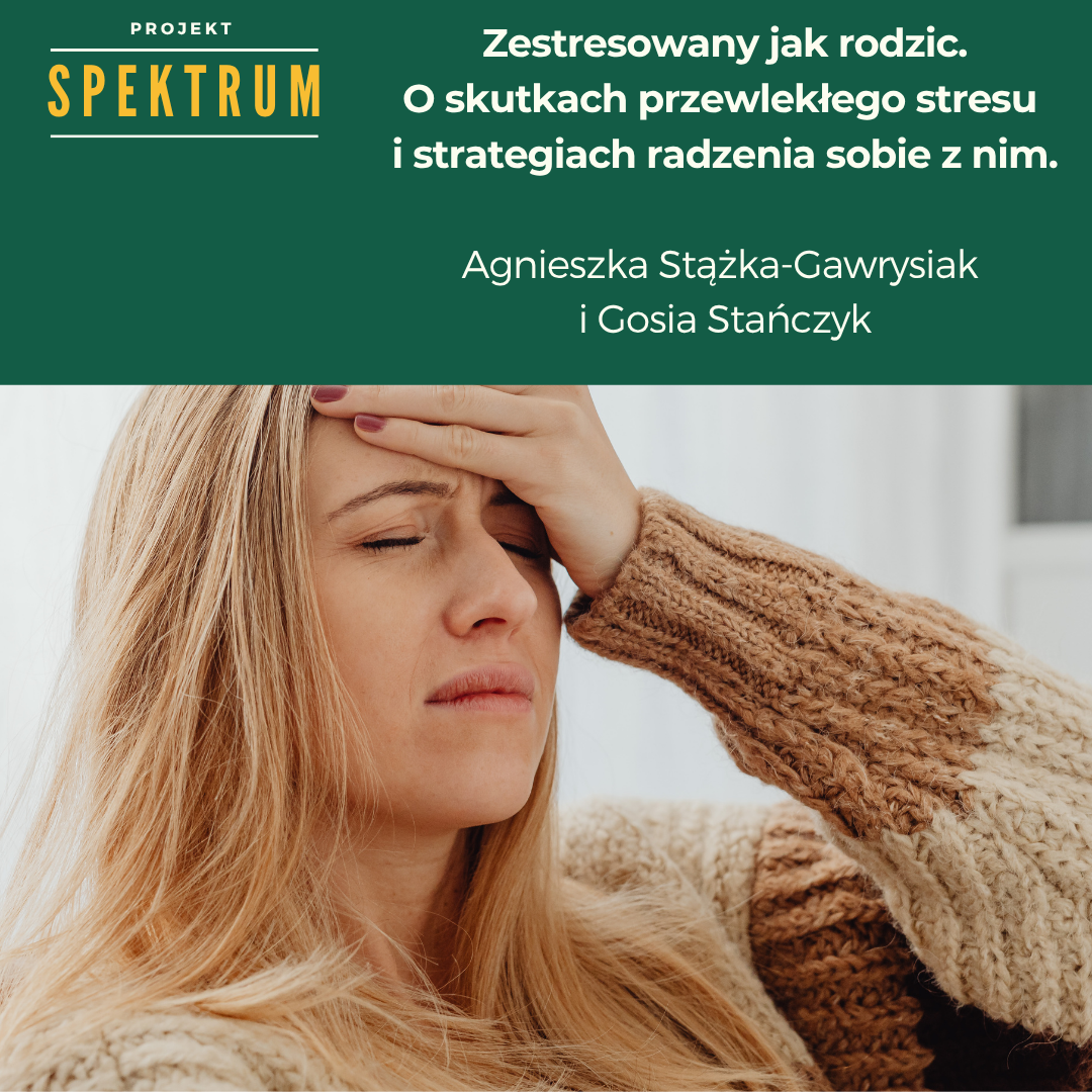 Zestresowany jak rodzic – okładka webinarium